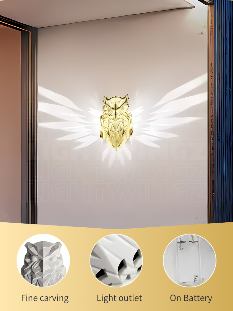 3D Wall Light Wings